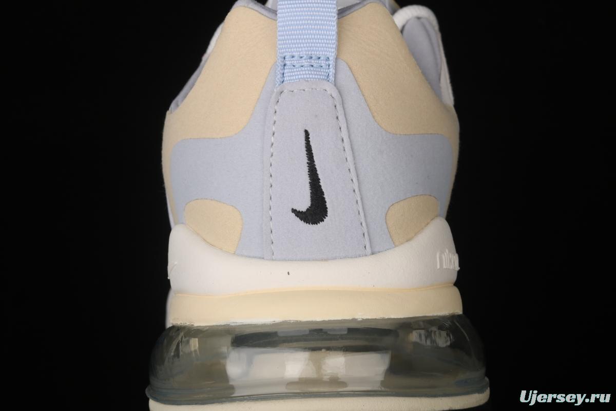 NIKE Air Max 270React new high-frequency mesh function half-palm air cushion cushioning running cloth shoes CT1287-100