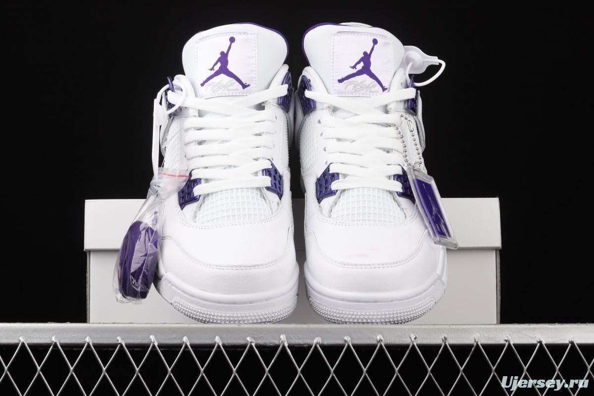 Air Jordan 4 Court Purple White and Purple CT8527-115