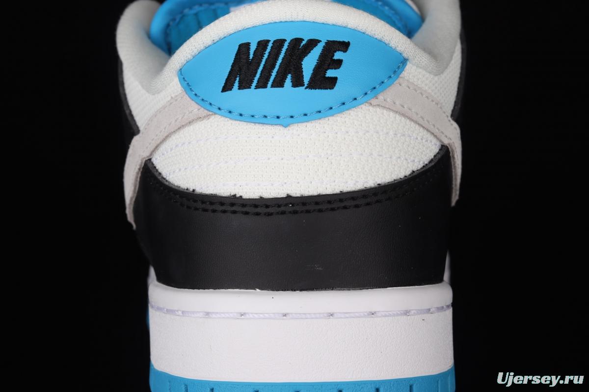 NIKE SB DUNK Low Prm laser blue color SB buckle rebound fashion casual board shoes BQ6817-101