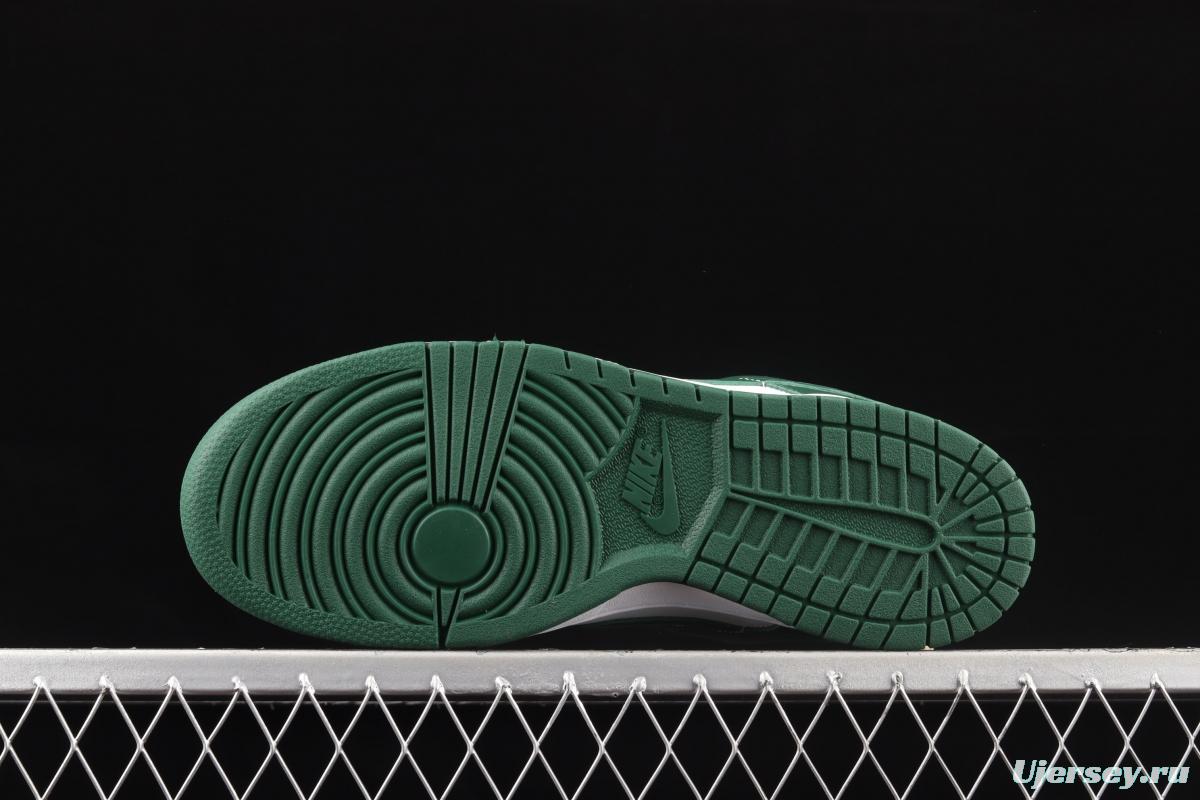 NIKE SB DUNK Low Team Green Michigan White and Green Slam Dunk Series low side Leisure Sports Skateboard shoes DD1391-101