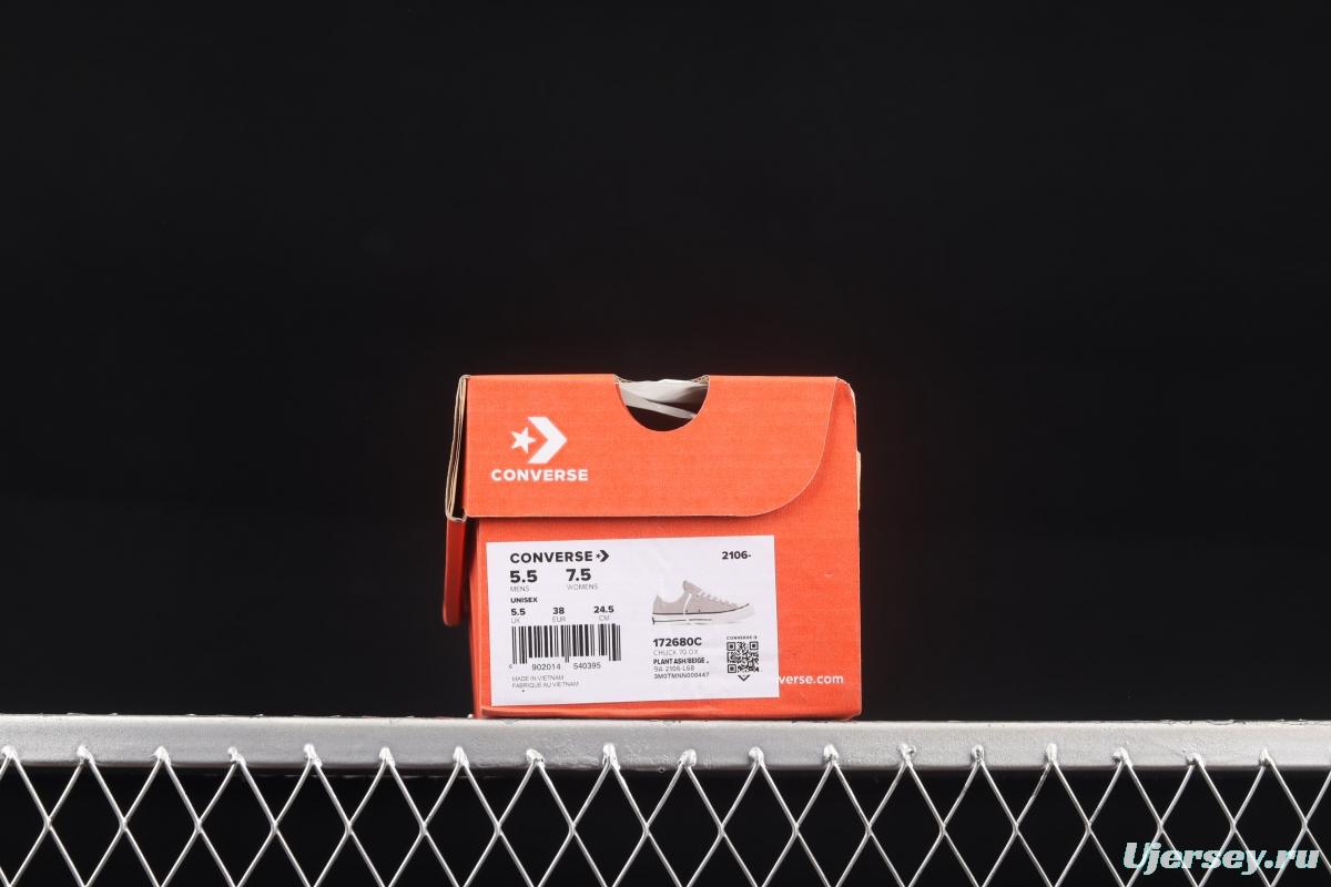 Converse 1970 S 22ss Environmental Protection Color matching low-top Leisure Board shoes 172680C