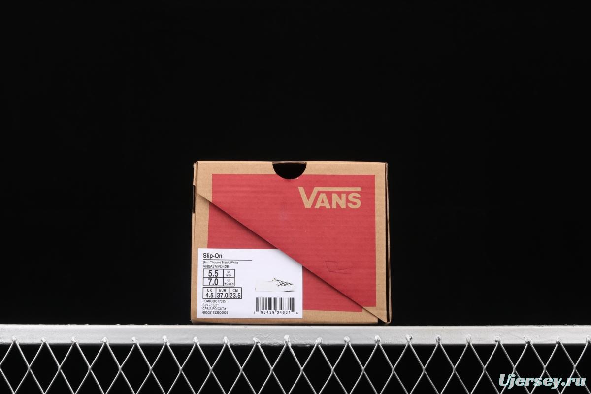 Vans Slip-On SF ecological and environmental protection series low-top leisure board shoes VN0A3MVD42E