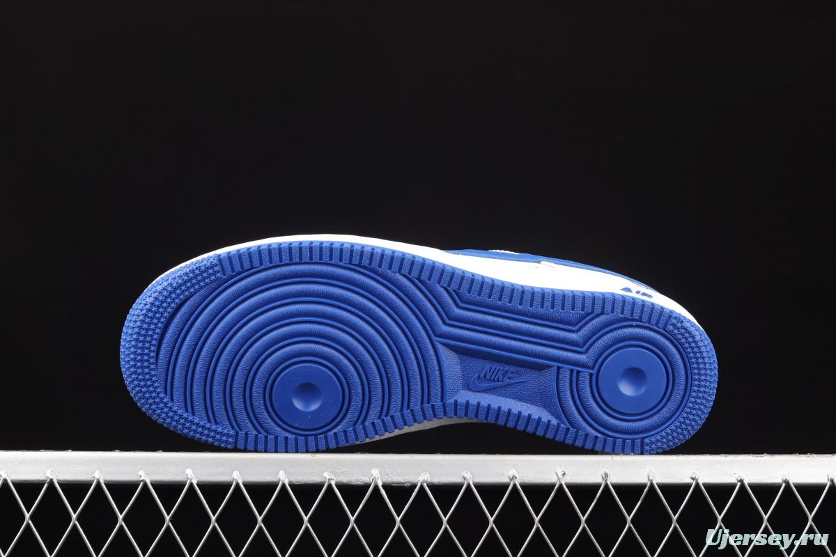 NIKE Air Force 1y07 Brooklyn Nets Brandy color matching low-top sports leisure board shoes 315122-141,