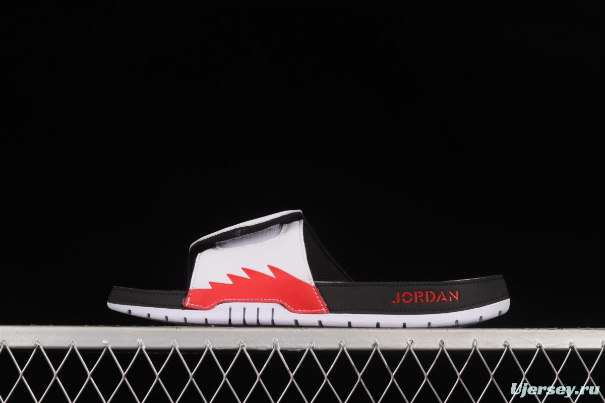 Air Jordan Hydro V Retro Flying Man Velcro Slippers 555501-101