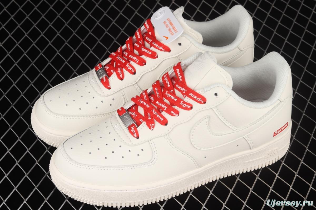 Supreme x NIKE Air Force 1y07 Air Force Joint style low-top Sports Leisure Board shoes CU9225-126