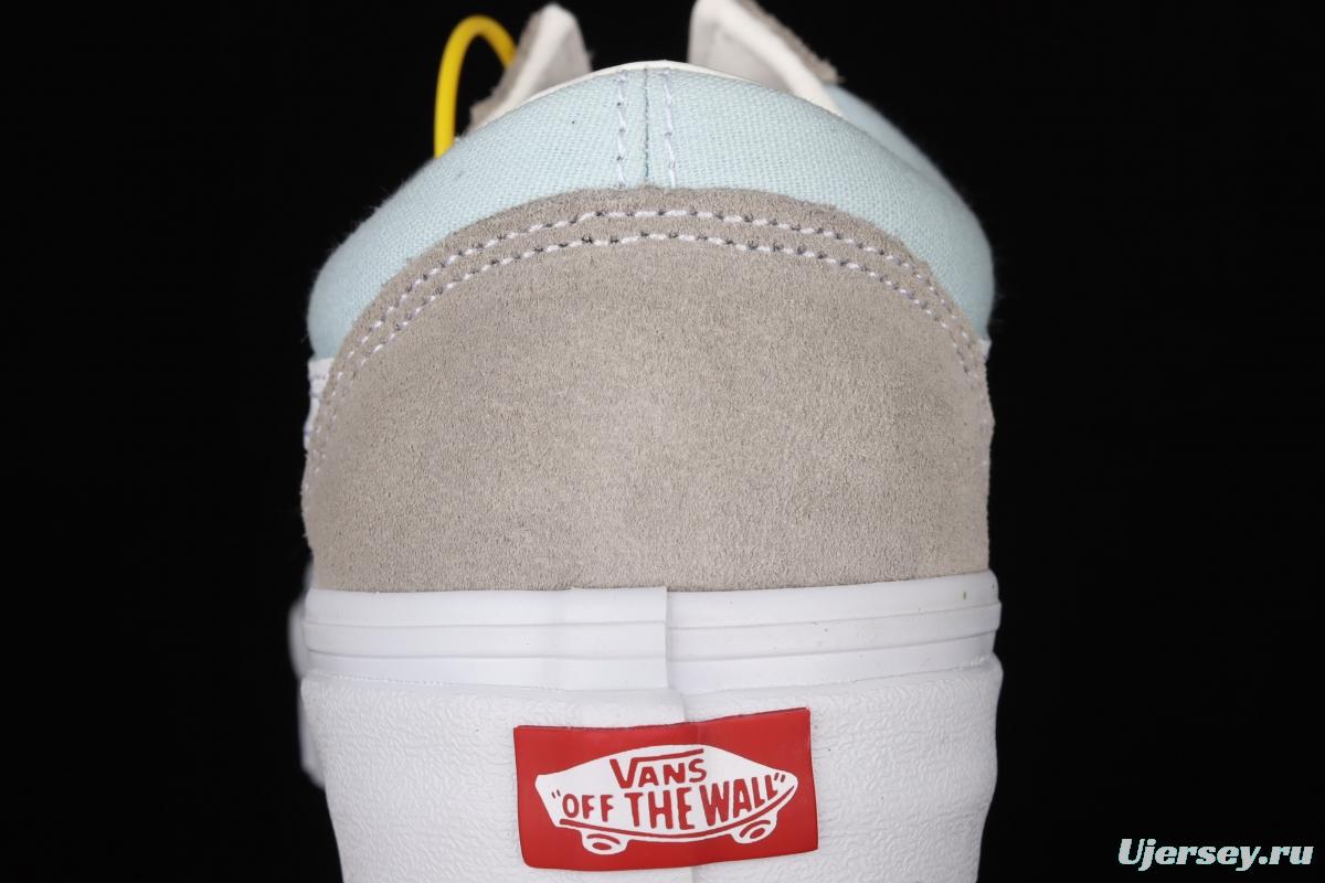 Vans Style 36 Milk Blue Gray matching low-top Leisure Board shoes VN0A3WKT4FY