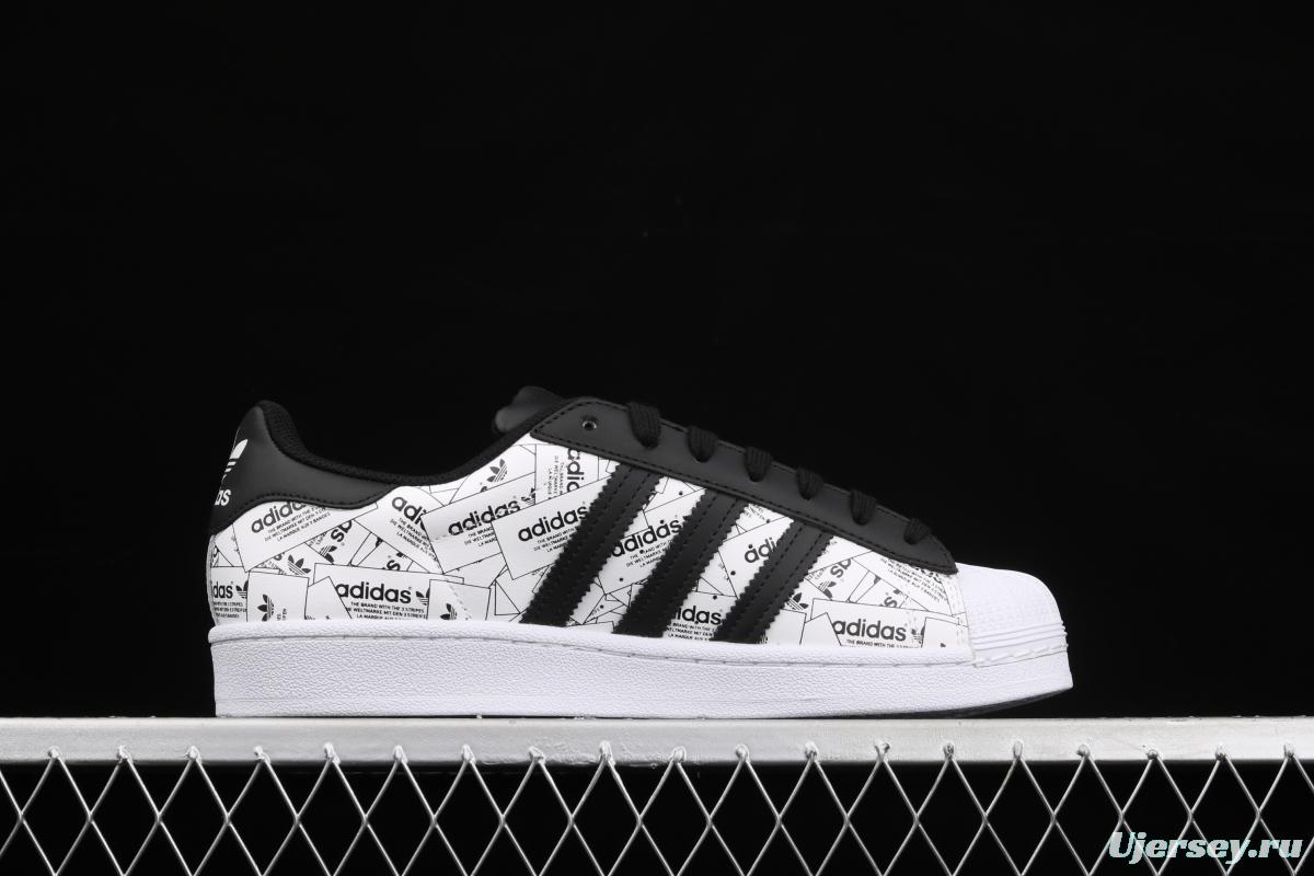 Adidasidas Originals Superstar FV2819 shells are covered with logo classic sneakers.