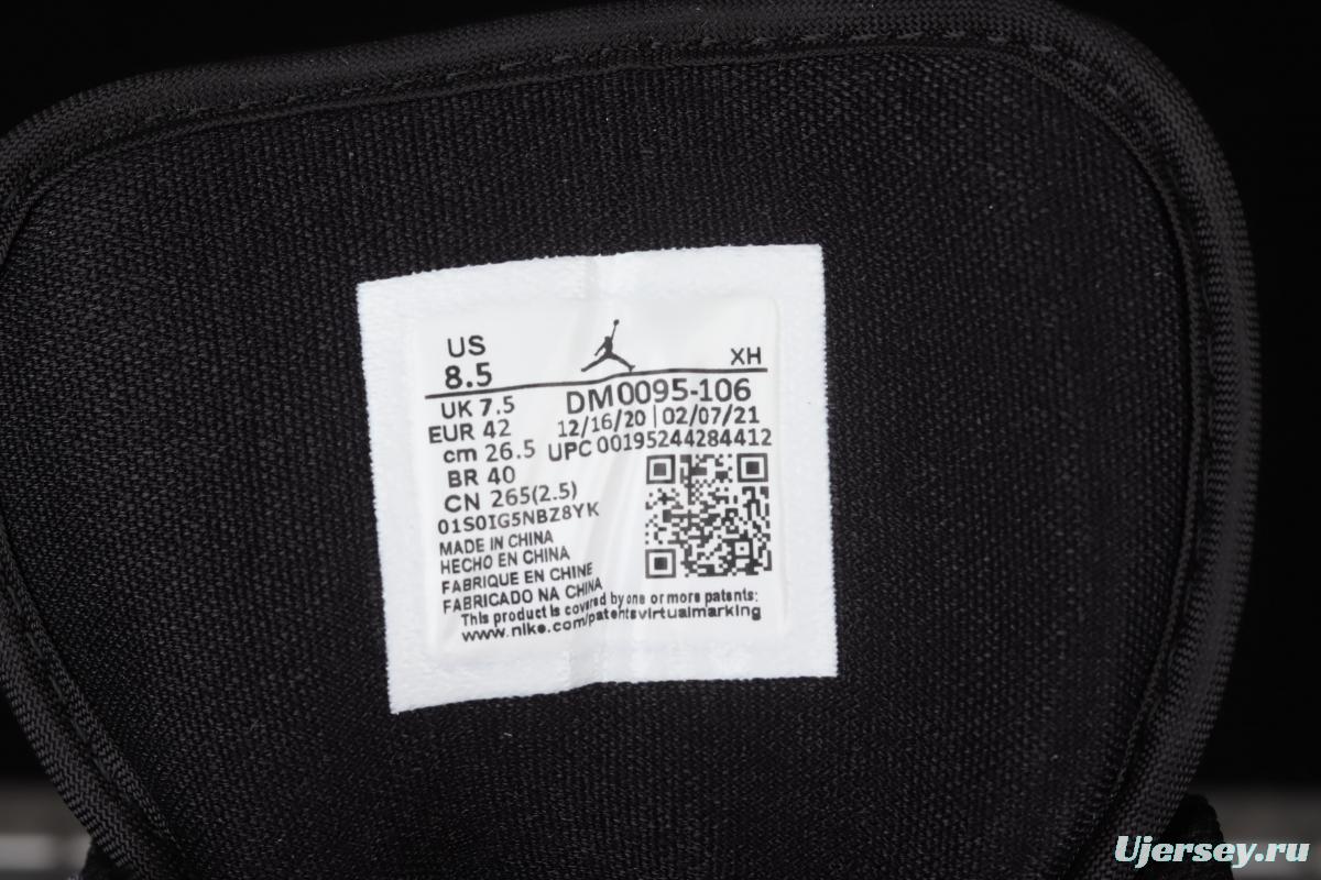 Air Jordan 1 Low Quai 54 black and white Paris low-gang cultural leisure sports shoes DM0095-106
