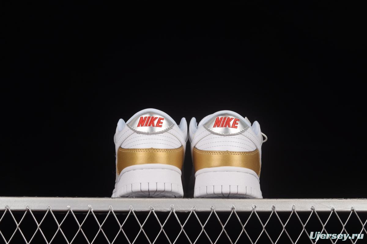 NIKE DUNK Low Metallic Golden Horn King SB Buckle Broken Backboard Fashion Casual Sneakers DH4403-700