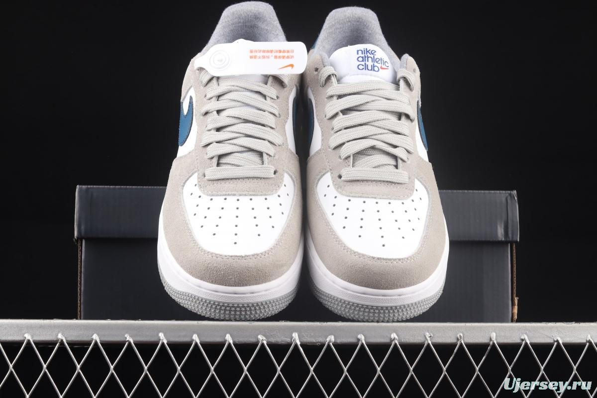 NIKE Air Force 1x 07 Low rice white blue hook low top casual board shoes DH7568-001