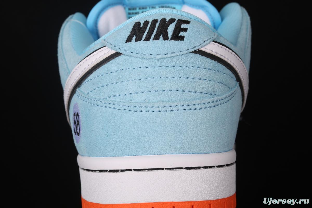 WE CLUB 58 x NIKE SB DUNK Low Pro Club 58 Gulf Slam Dunk Series low side leisure sports skateboard shoes BQ6817-401