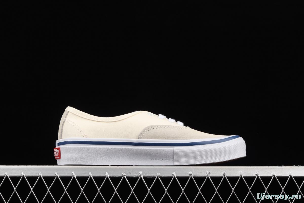 Vans Skate Authentic Pro series rice-white low-top casual board shoes VN0A5FC8OFW