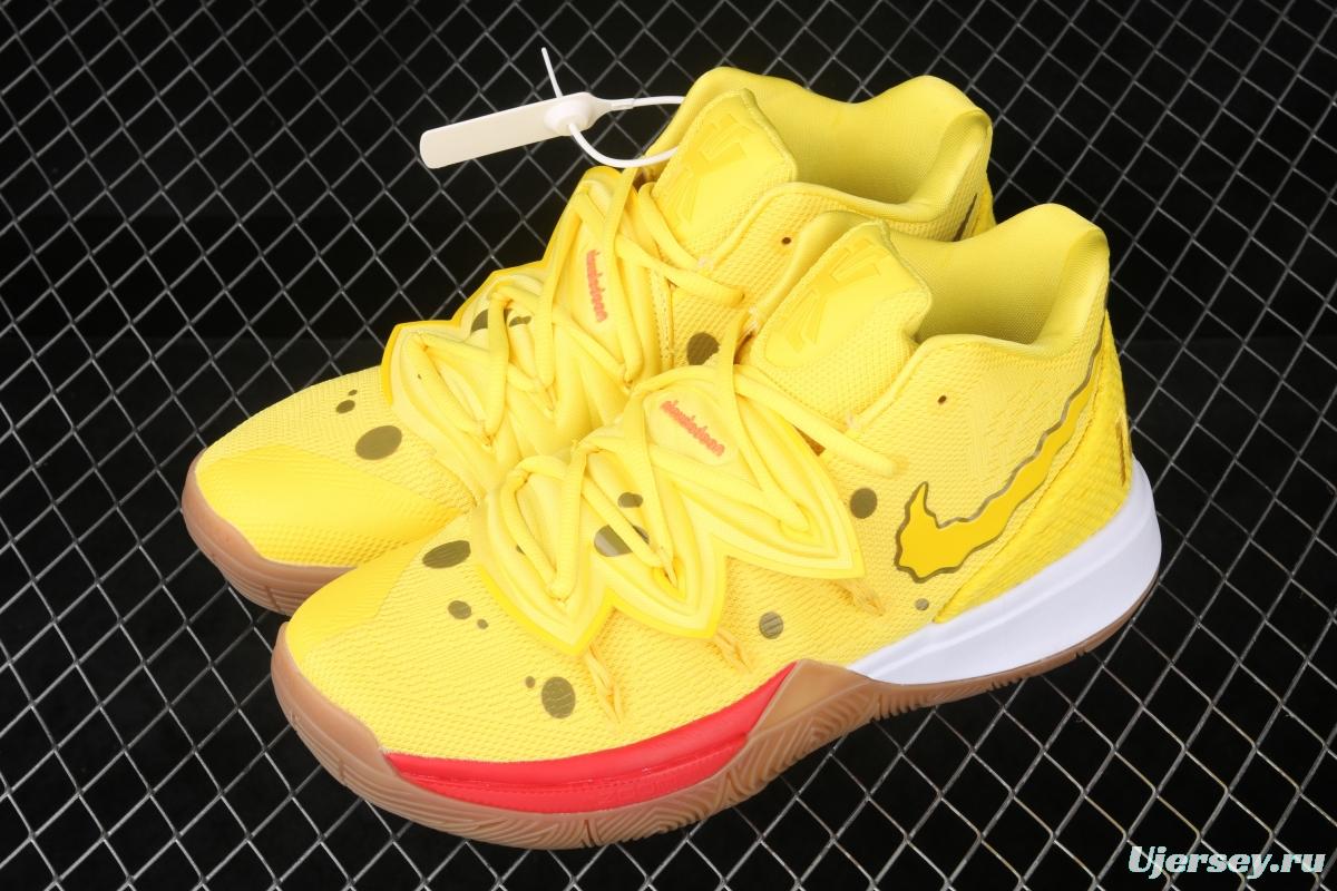 KYRIE 5 x Spongebob Owen 5 SpongeBob color basketball shoes CJ6951-700