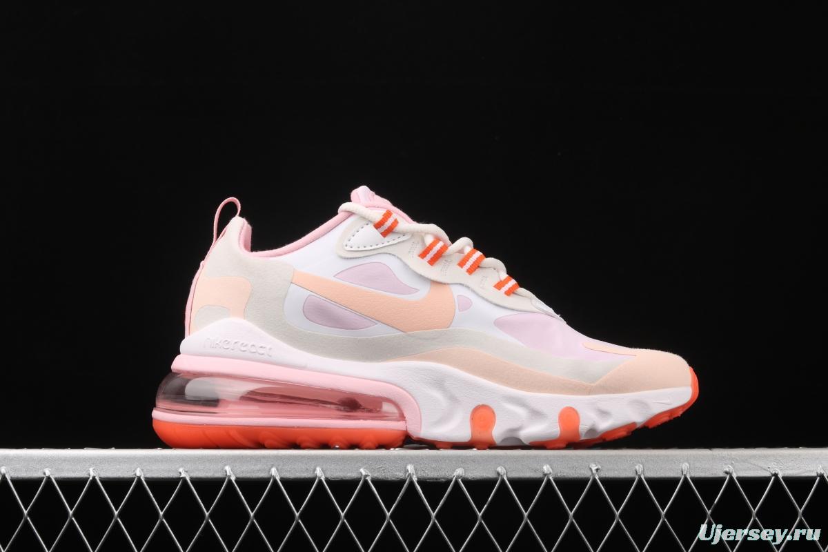 NIKE Air Max 270React new high-frequency mesh hollowing out function half-palm air cushion running shoes CJ0619-103