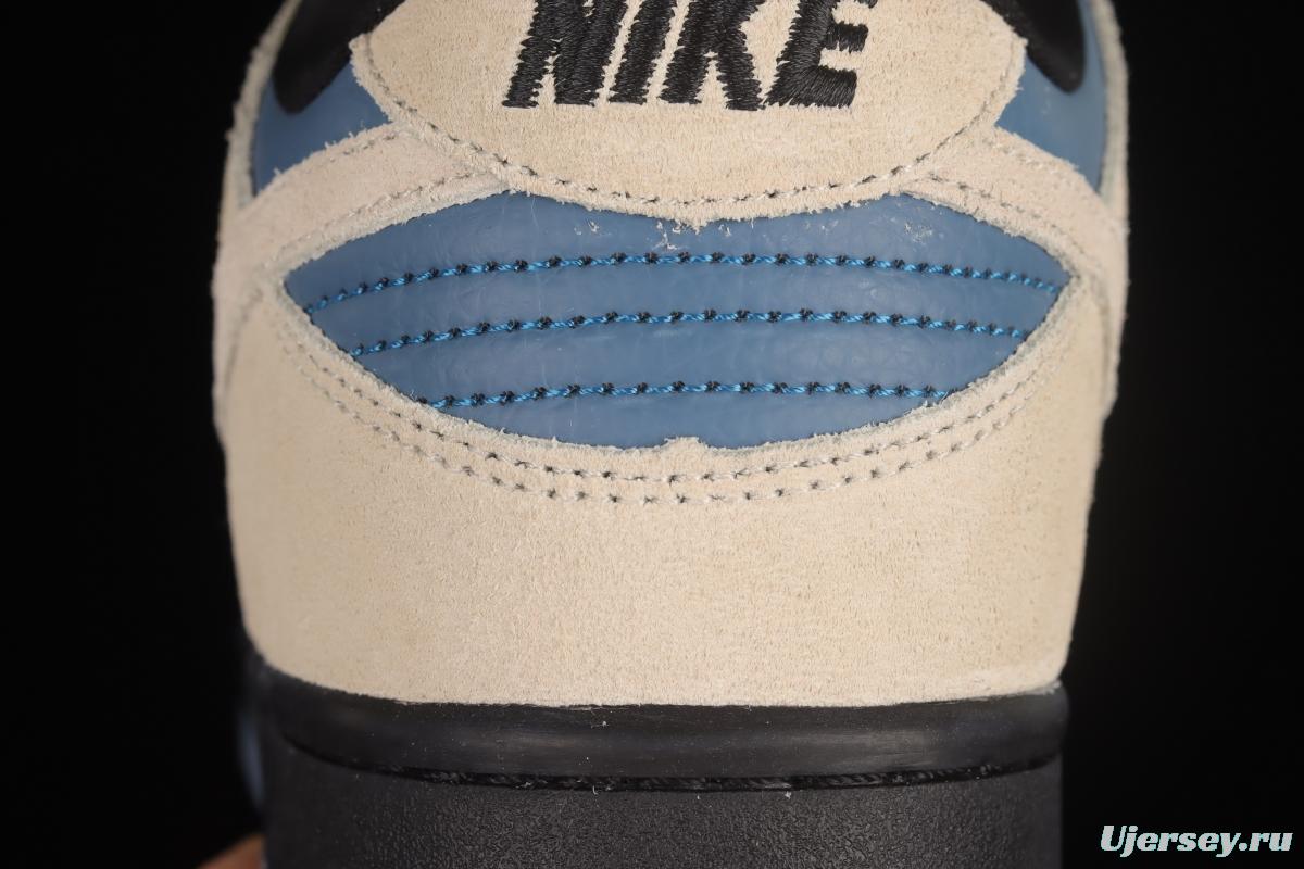 NIKE DUNK Low SB Pro blue and white dunk series low-top casual sports skateboard shoes BQ6817-200