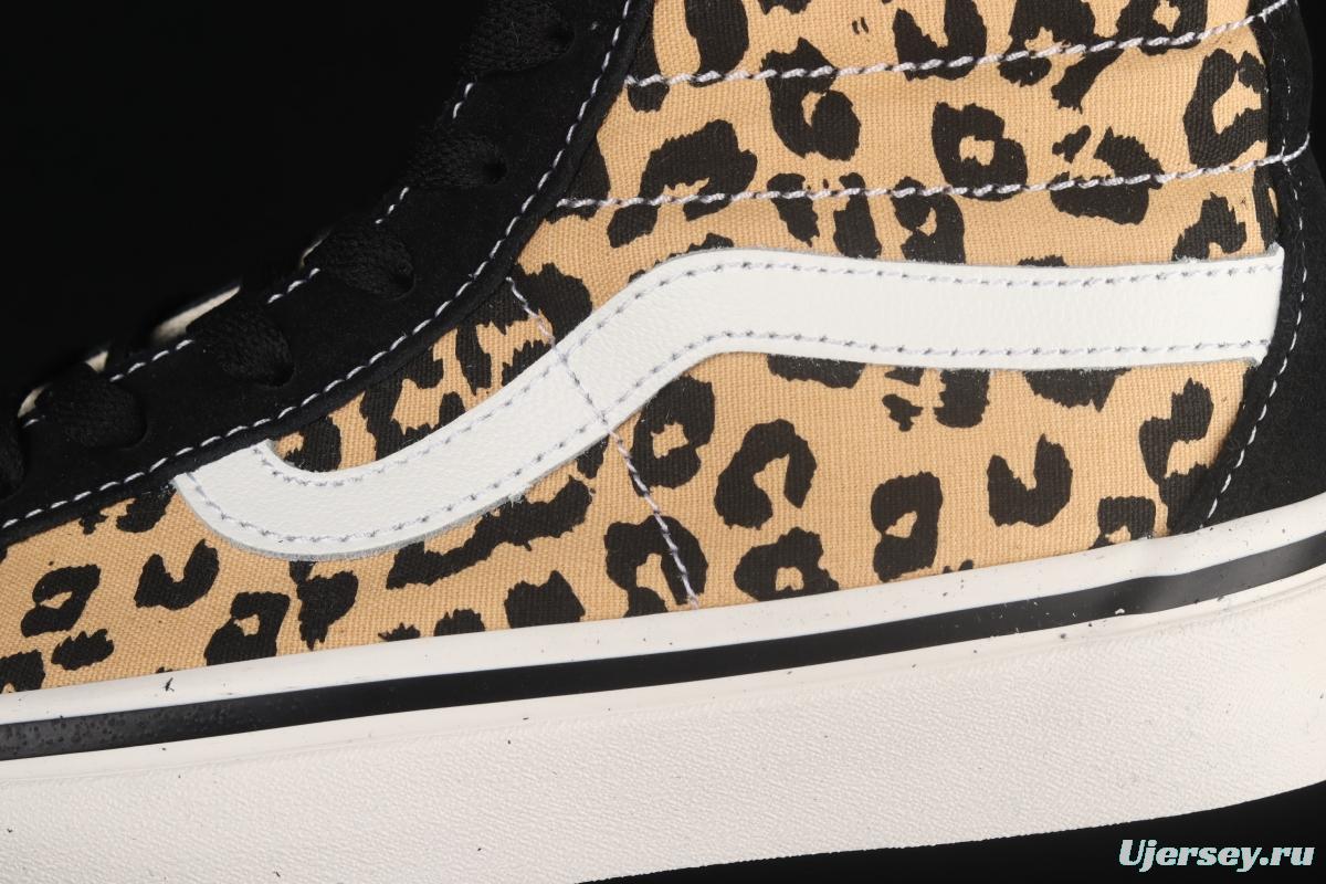 Vans UA SK8-Hi 38 DX Anaheim new leopard print high upper shoes VN0A38GFSGI