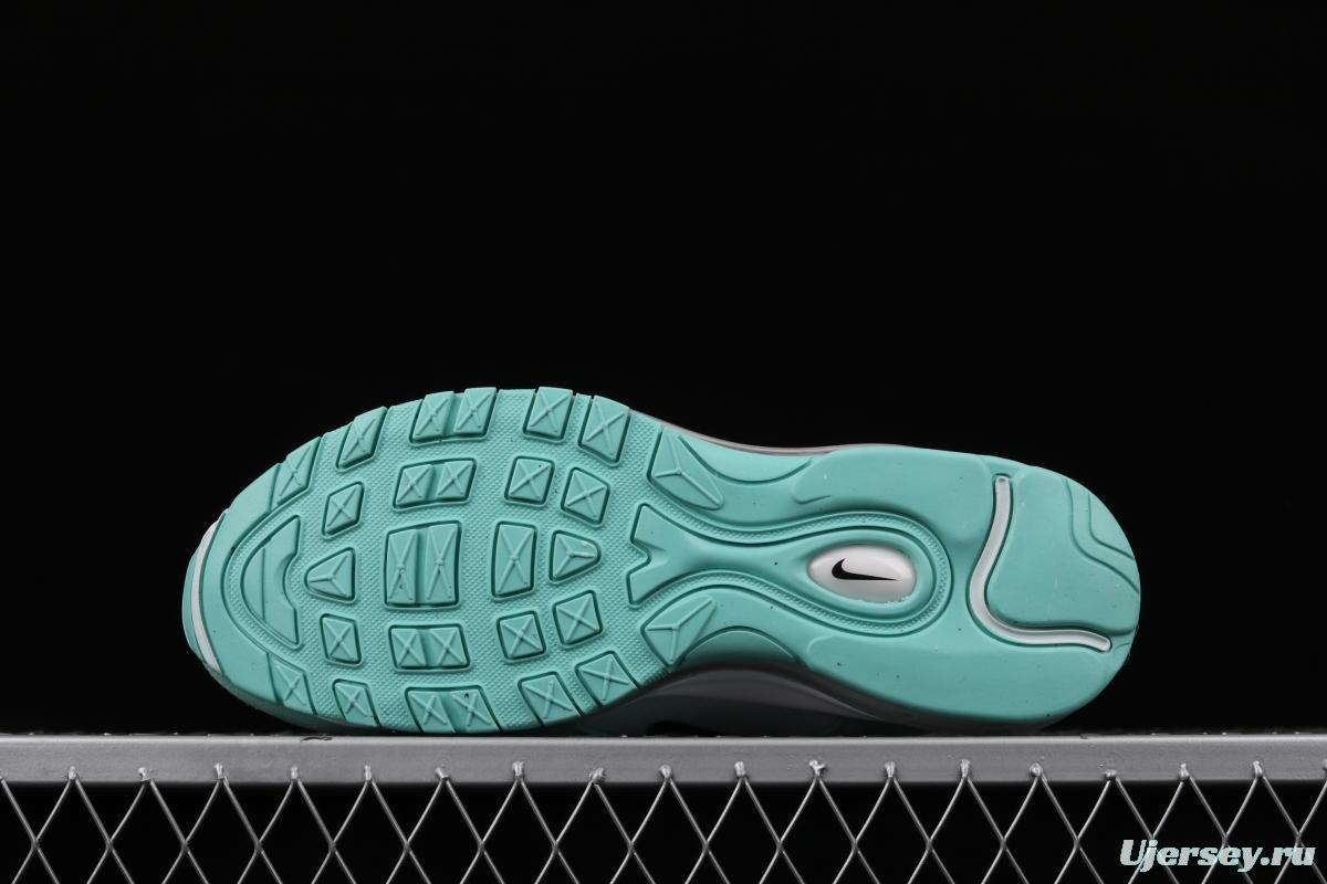 NIKE Air Max 97 ND mint green suede air cushion running shoes 923288-300