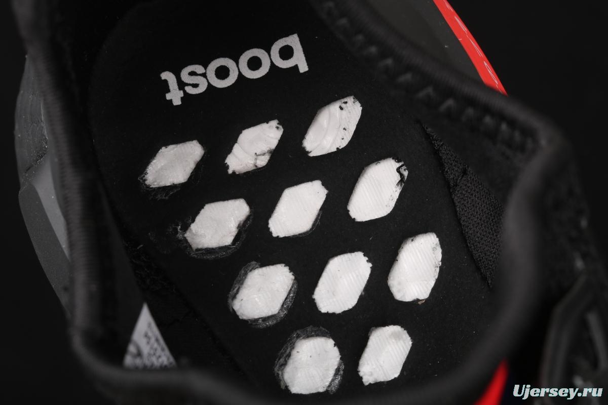 Adidas NMD R1 Boost V2 FY1452 second generation elastic knitted surface popcorn running shoes