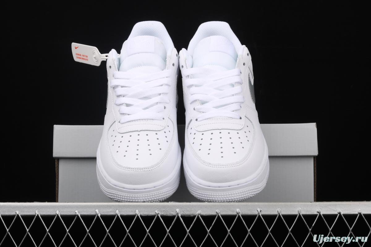 NIKE Air Force 1 Low GS white and blue dazzling haze laser low-top casual board shoes 314219-131