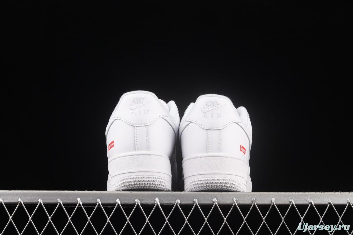 Supreme x NIKE Air Force 1y07 Air Force Joint style low-side Sports Leisure Board shoes CU9225-100