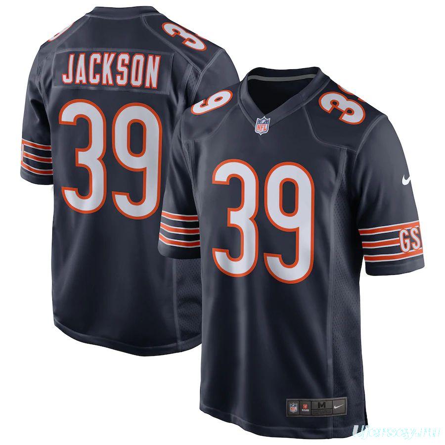 Men's Eddie Jackson Navy Player Limited Team Jersey