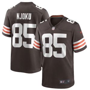 Men's David Njoku Brown Player Limited Team Jersey