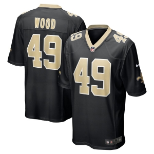 Men's Zach Wood Black Player Limited Team Jersey