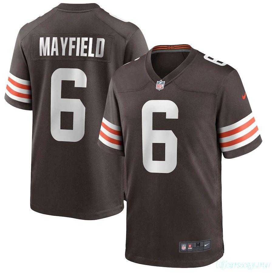 Men's Baker Mayfield Brown Player Limited Team Jersey