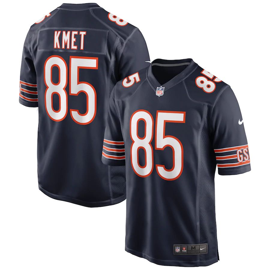 Men's Cole Kmet Navy Player Limited Team Jersey