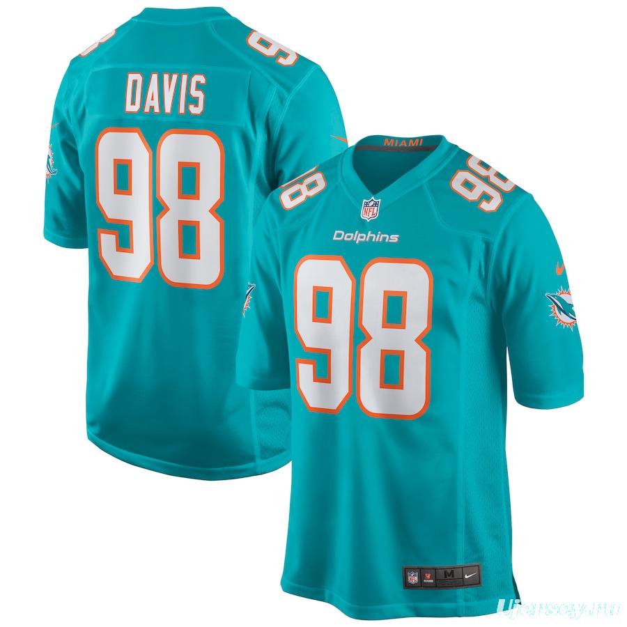 Men's Raekwon Davis Aqua Player Limited Team Jersey