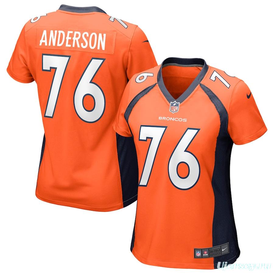 Women's Calvin Anderson Orange Player Limited Team Jersey