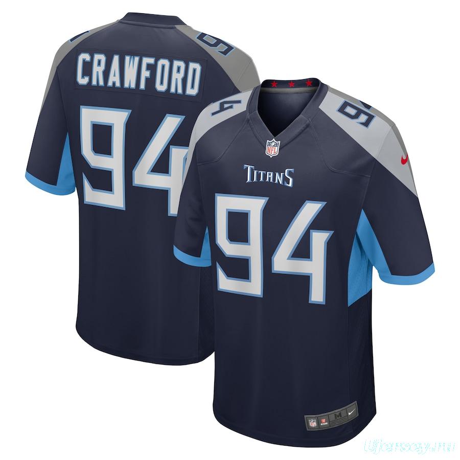 Men's Jack Crawford Navy Player Limited Team Jersey