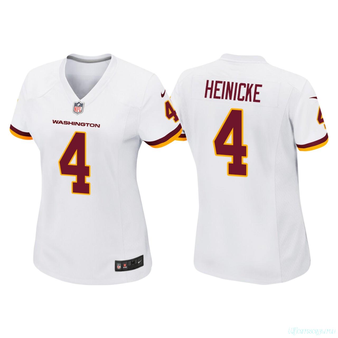 Women's Taylor Heinicke White Player Limited Team Jersey