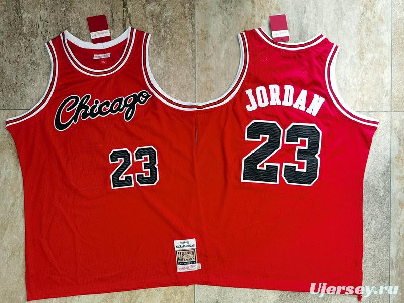 Men's Michael Jordan Red Retro Classic Team Jersey