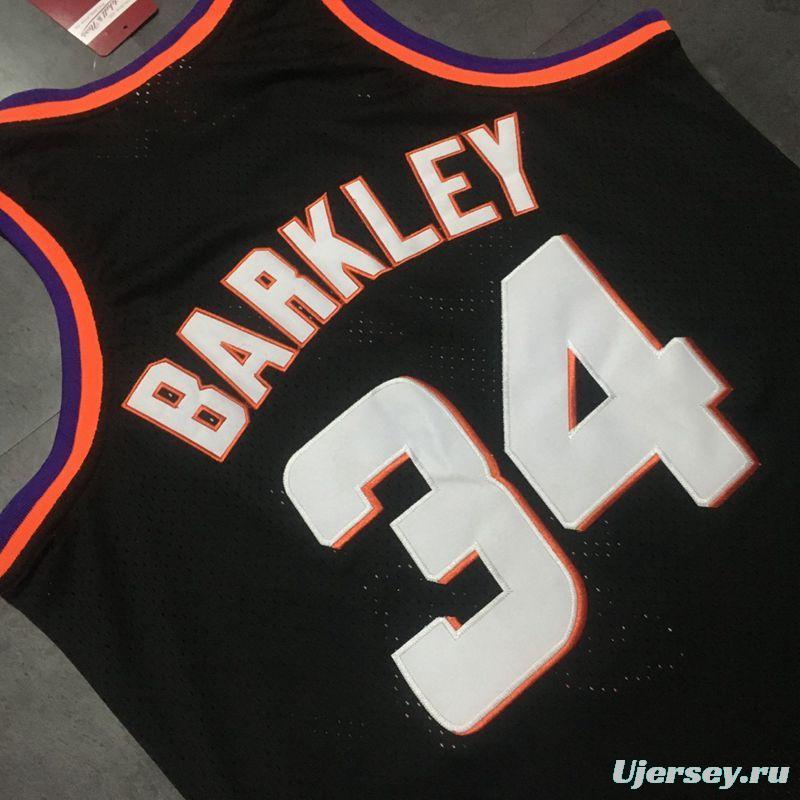 Men's Charles Barkley Black Retro Classic Team Jersey