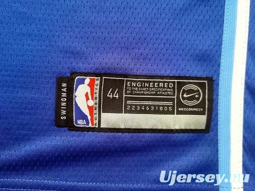 Men's LeBron James Blue Retro Classic Team Jersey