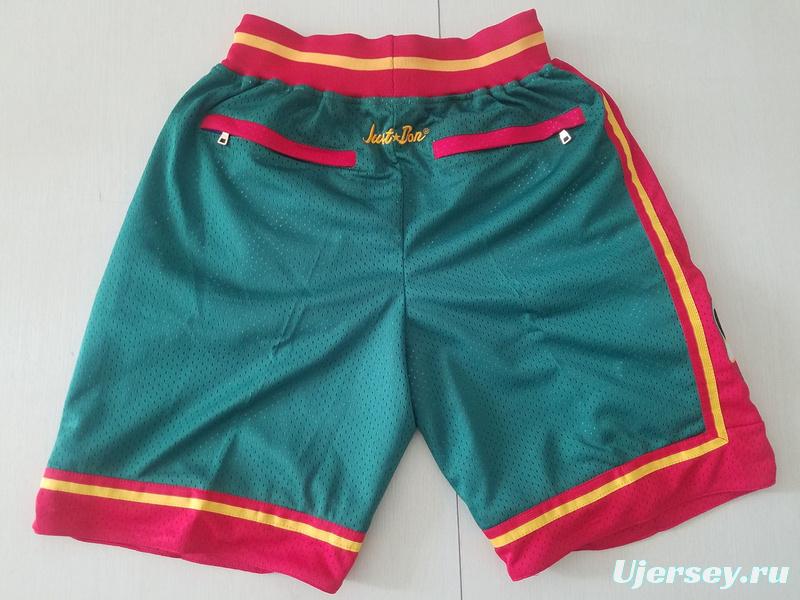 Seattle 1995-96 Throwback Classics Basketball Team Shorts