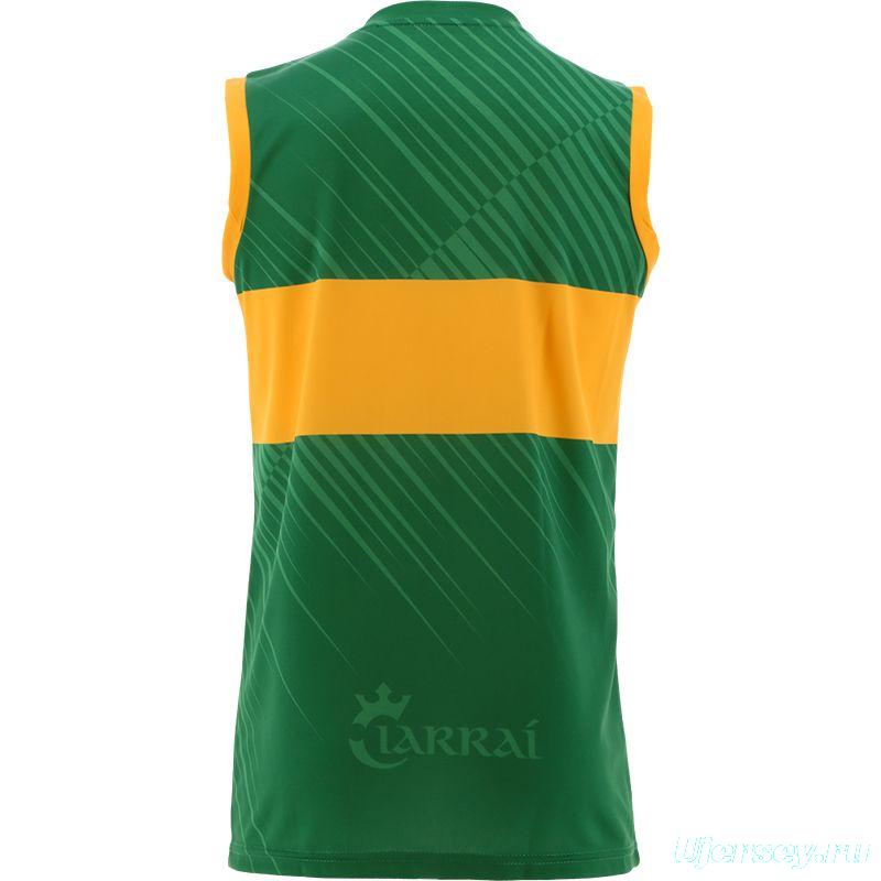 Kerry GAA 2021 Men's Home 2 Stripe Rugby Vest