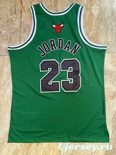 Men's Michael Jordan Green Retro Classic Team Jersey