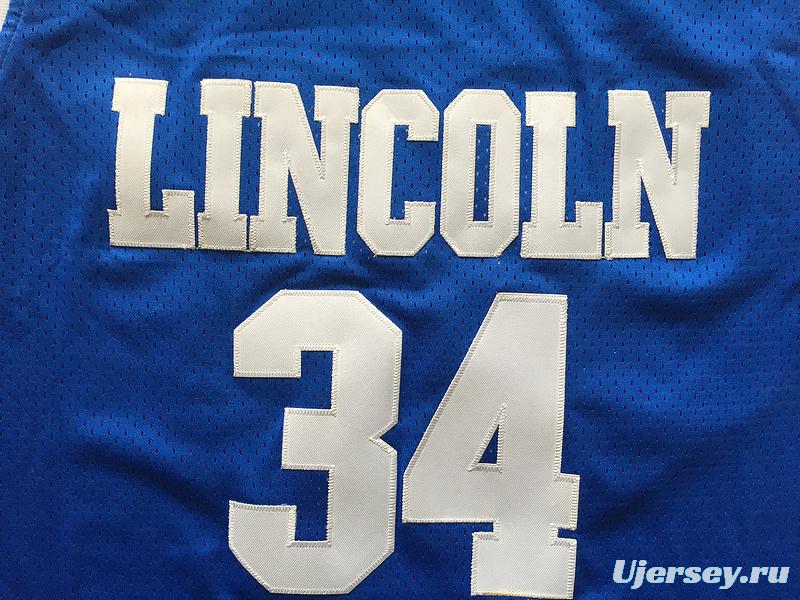 Jesus Shuttlesworth 34 Lincoln High School Basketball Jersey He Got Game