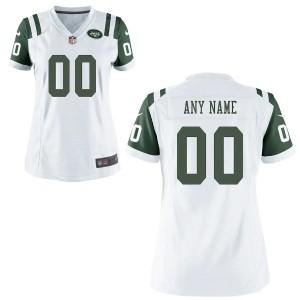 Women's White Customized Game Team Jersey