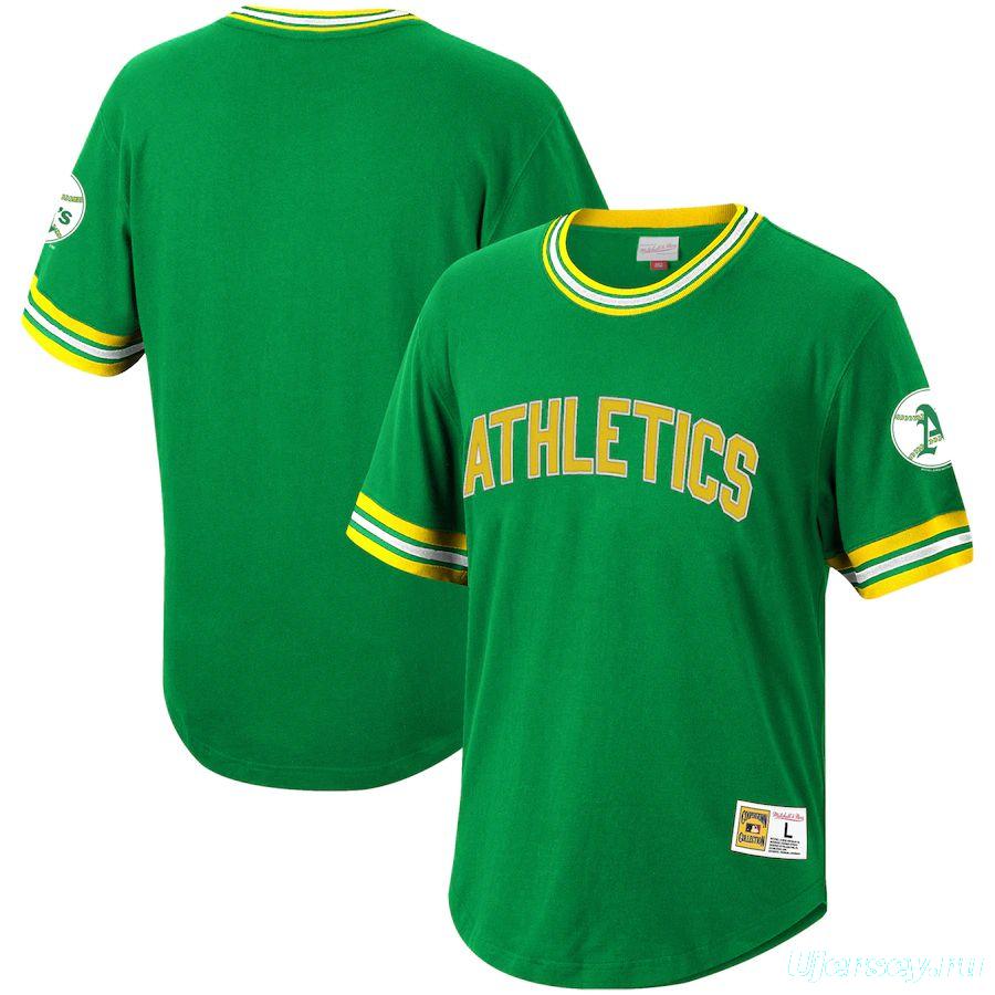 Men's Kelly Green Cooperstown Collection Wild Pitch Throwback Jersey