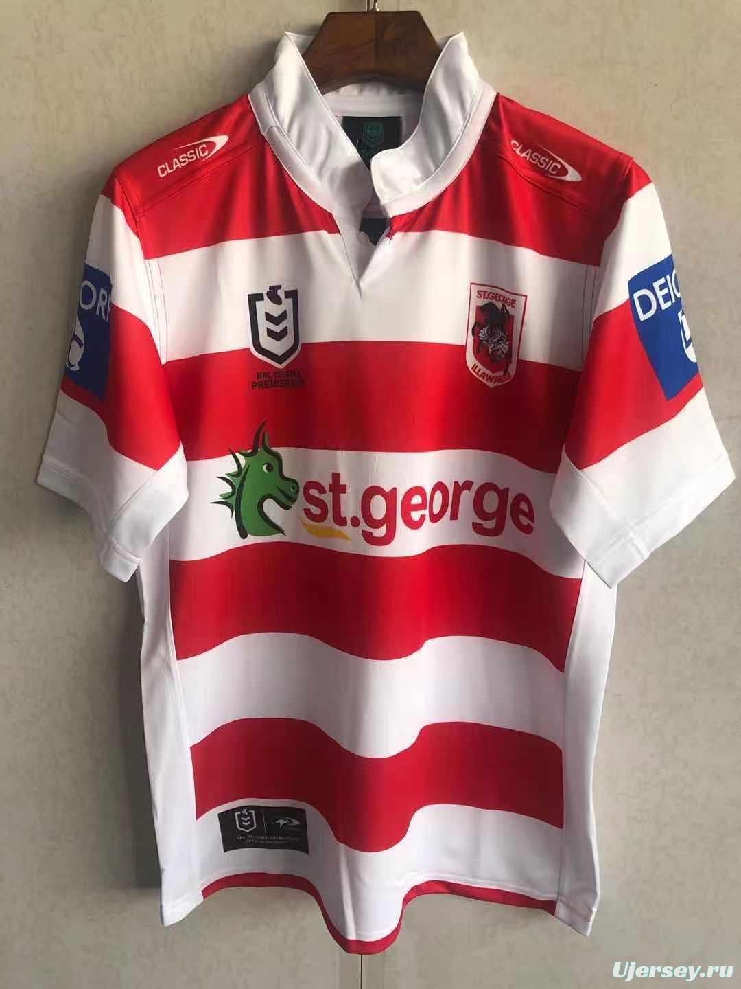 St George Illawarra Dragons 2021 Men's Heritage Rugby Jersey