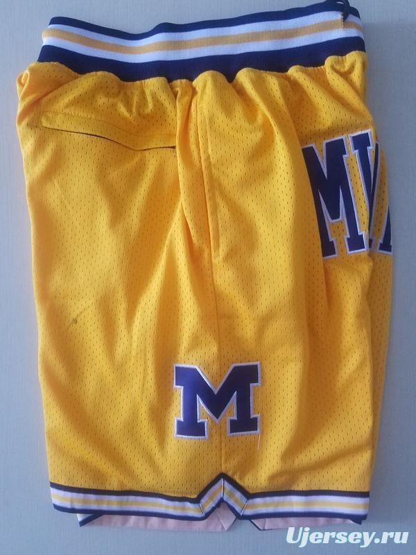 Michigan State College Navy Blue Basketball Shorts