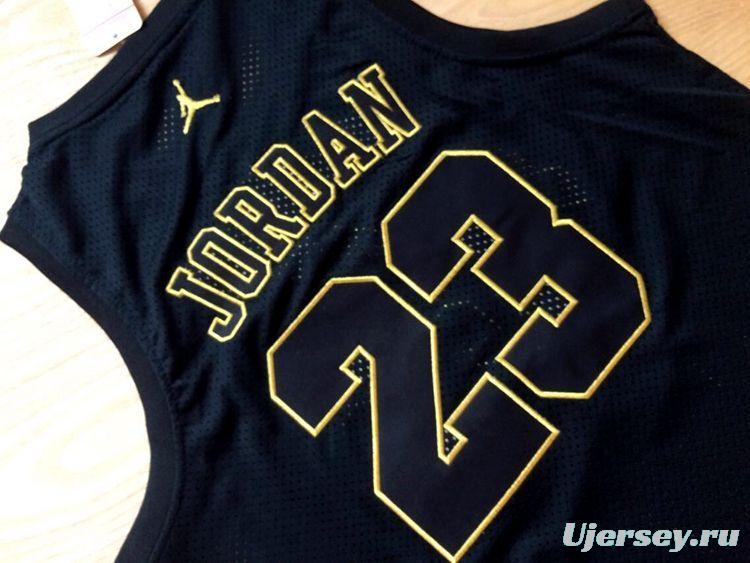 Men's Michael Jordan Black Retro Classic Team Jersey