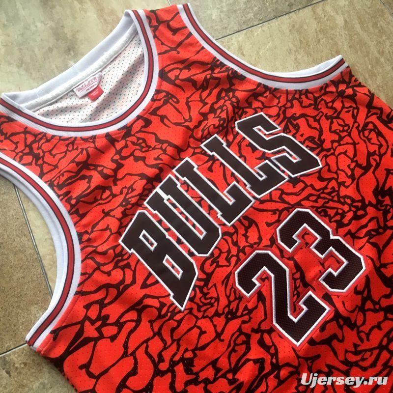 Men's Michael Jordan Red Retro Classic Team Jersey