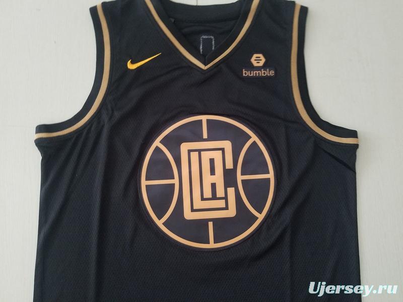 Kawhi Leonard 2 Black Golden Edition Jersey