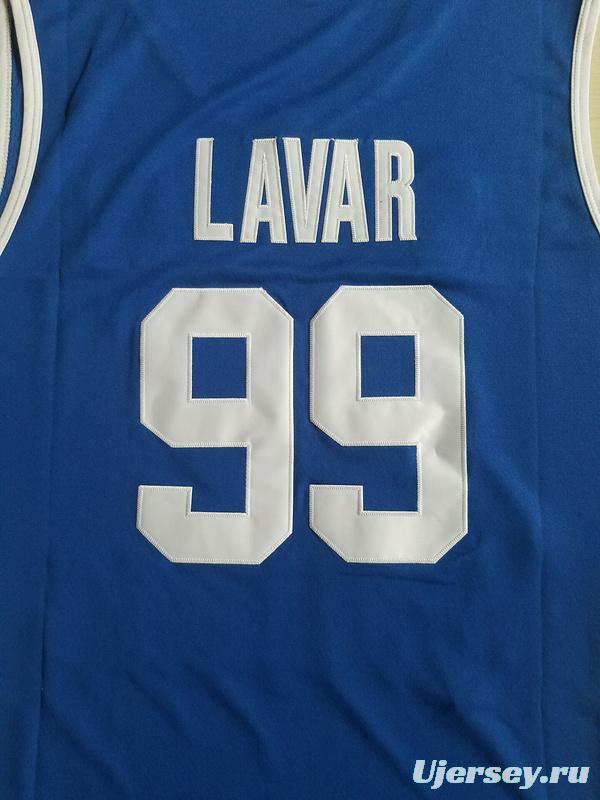 Lavar Ball 99 Lithuania Vytautas Blue Basketball Jersey