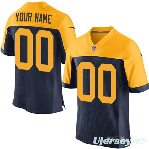 Men's Navy Custom Throwback Elite Team Jersey