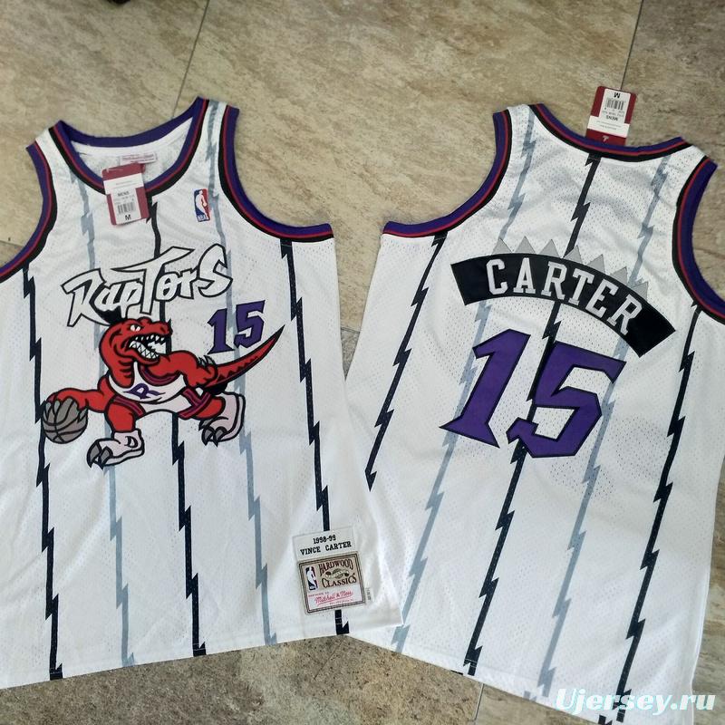 Men's Vince Carter White Retro Classic Team Jersey